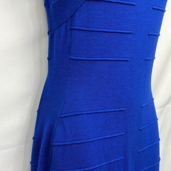 Nicki Minaj Royal blue midi sweater dress size large EUC - Picture 7 of 13